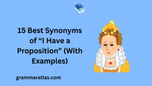 I Have a Proposition