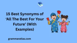 Best Synonyms of ‘All The Best For Your Future’ (With Examples)