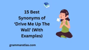 Best Synonyms of ‘Drive Me Up The Wall’ (With Examples)