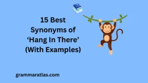 Best Synonyms of ‘Hang In There’ (With Examples)