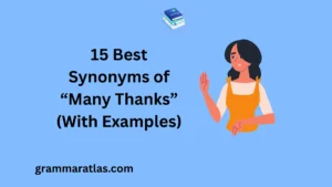 Best Synonyms of “Many Thanks” (With Examples)
