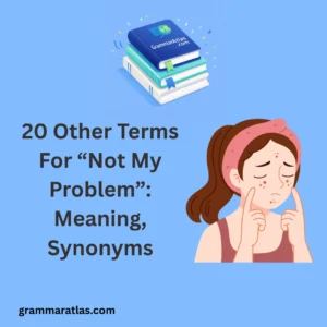 Other Terms For “Not My Problem”: Meaning, Synonyms