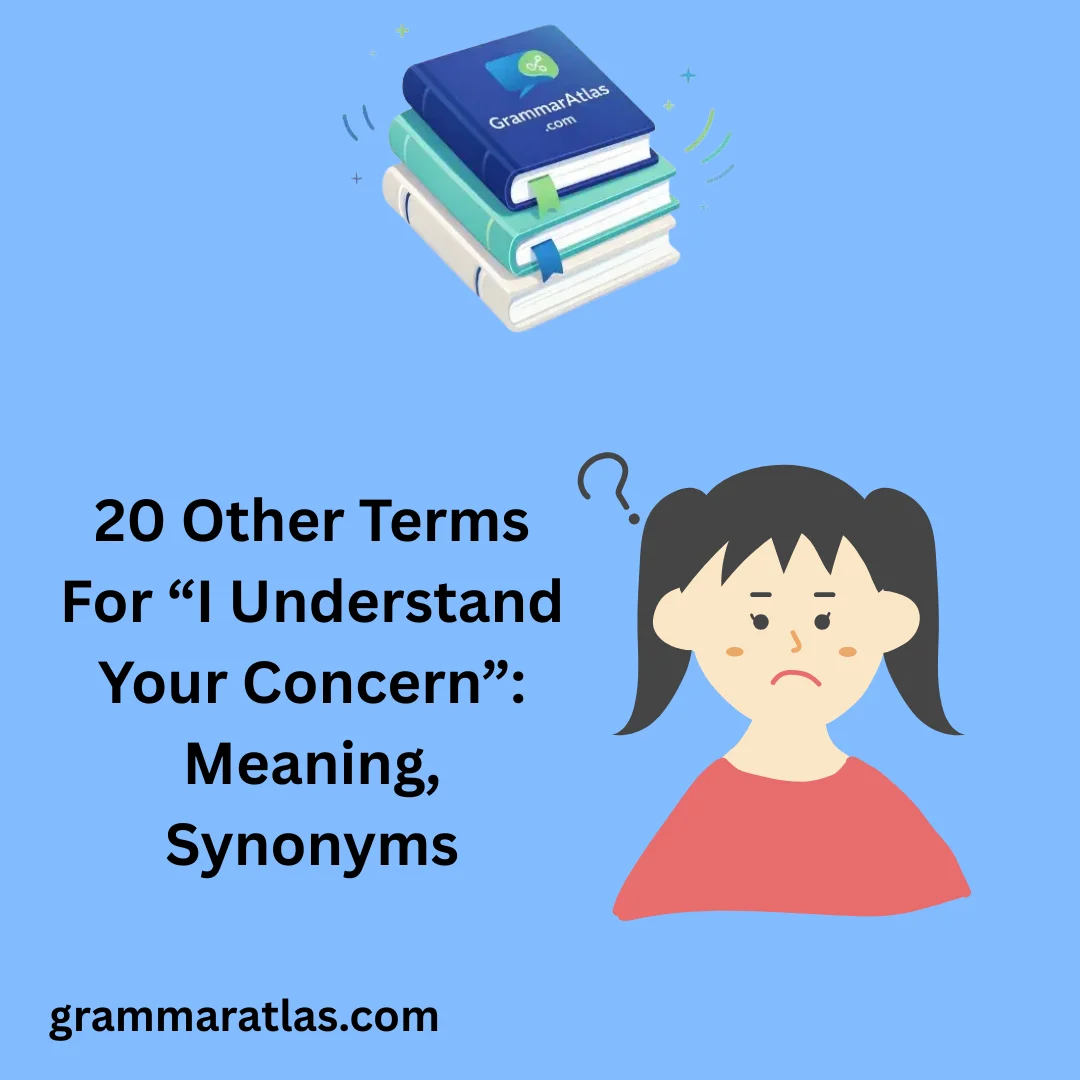 Other Terms For “I Understand Your Concern”: Meaning, Synonyms
