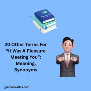 Other Terms For “It Was A Pleasure Meeting You”: Meaning, Synonyms