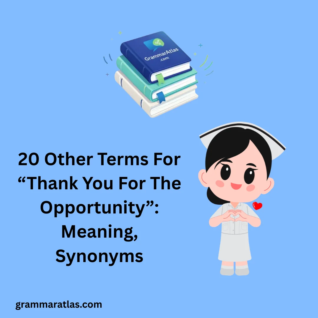 Other Terms For “Thank You For The Opportunity”: Meaning, Synonyms