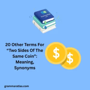 Other Terms For “Two Sides Of The Same Coin”: Meaning, Synonyms